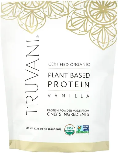 Vista 11 de Truvani Proteína en polvo orgánica a base de plantas Vainilla 18