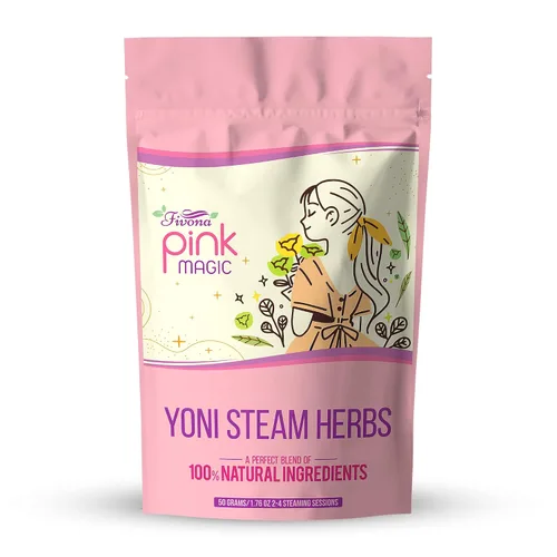 Vista 9 de Fivona Yoni Hierbas vaporizantes - para uso femenino y rituales - V-Detox, limpieza, lavado, control de olores - 2 a 4 sesiones - Balance de pH
