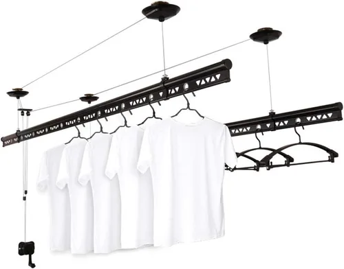 Vista 7 de Drying Rack Secadora, Techo, Secadora, Perchero Estilo Polea