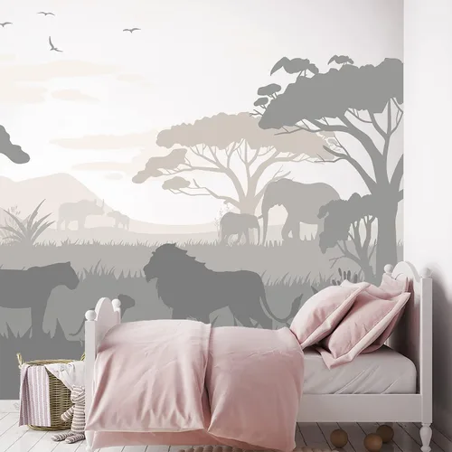 Vista 14 de Alwayspon Mural de pared de tela de arco iris, autoadhesivo, adhesivo de pared para decoración de habitación de niños, cuarto de bebé, acuarela