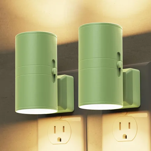 Vista 18 de L LOHAS LED - Luz nocturna LED, luces nocturnas regulables enchufables en la pared, paquete de 2, luz nocturna de 3CCT para niños, giratoria 180°