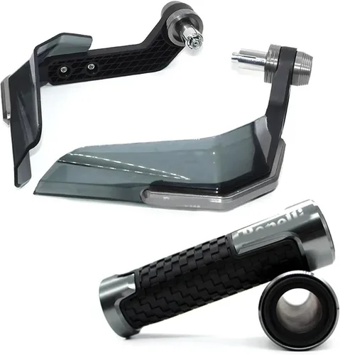 Vista 11 de Para Benelli BJ500 BJ250 TRK 502 TNT 300 600 trk502X protector de manillar de motocicleta protector de mano protector de parabrisas (color negro)