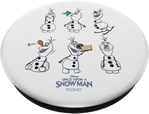 Vista 2 de Disney Once Upon a Snowman Expressions of Olaf PopSockets Agarre y soporte para teléfonos y tabletas