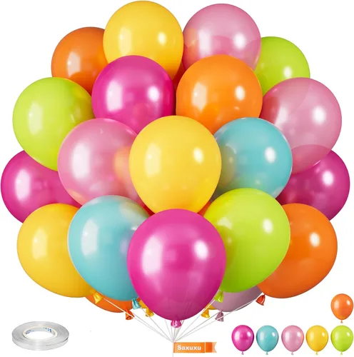 Vista 27 de Globos azules y negros, globos de graduación de 12 pulgadas, globo de látex de confeti azul oscuro, negro, blanco, plateado metálico, para niños