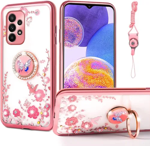 Vista 25 de nancheng Funda protectora a prueba de golpes para Gabb Phone 4 Pro/Samsung Galaxy A15 5G para niñas y mujeres, linda cubierta de TPU suave