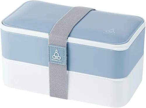Vista 17 de Restaurantware -Bento Tek - Lonchera apilable de 40.5 onzas, 1 contenedor reutilizable para adultos – con utensilios, taza de salsa incluida, caja