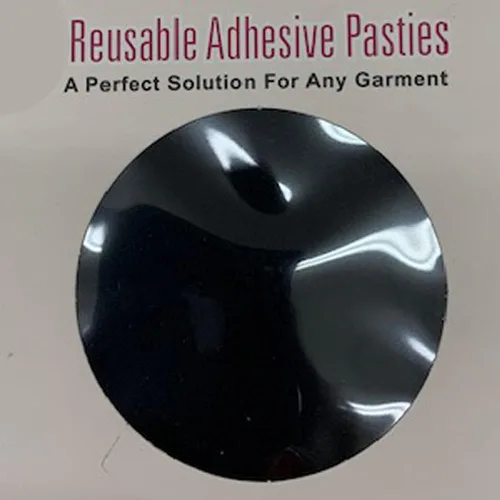 Vista 2 de Pasties adhesivo reutilizable de la cubierta del pezón del silicón para las mujeres