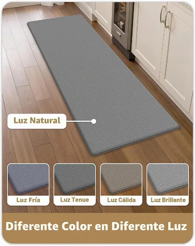 Vista 8 de Color&Geometry - Alfombra antideslizante para cocina Gris