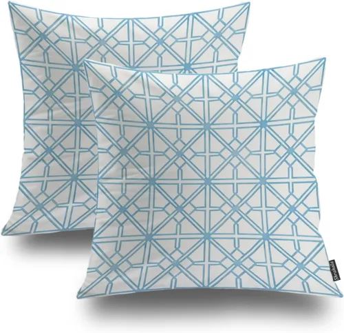 Vista 26 de Shrahala Abstract Art Modern Aesthetic Decorative Pillow Covers, Fluid Forms Minimalist Throw Pillow Cover Blended Hidden Zipper Cushion Cases for