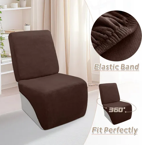 Vista 685 de Arfntevss Fundas de sofá seccional reclinable de terciopelo, Funda de sofá seccional de esquina para sofá reclinable, Funda elástica suave