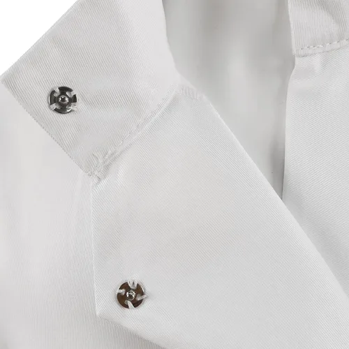 Vista 5 de Disfraz de princesa Leia para niñas vestido blanco con capucha para niños traje de lujo con cinturón para disfraz de Halloween