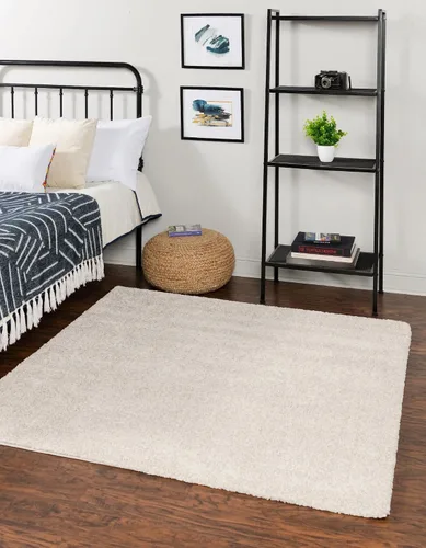 Vista 42 de Unique Loom Colección Solo - Alfombra Calabasas (7' 10" x 10' Rectangular, Azul Claro)