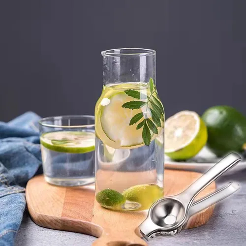 Vista 2 de Exprimidor manual de limones, exprimidor de cítricos, herramienta de barra exprimidora de lima, prensa de frutas de mano resistente para naranja