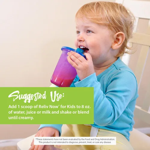 Vista 5 de RELIV Now for Kids Vanilla Batido nutricional con vitaminas esenciales, minerales, carbohidratos y proteínas para una energía duradera, 15 porciones