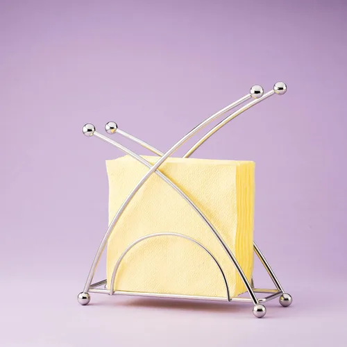 Vista 7 de Servilleteros de acero inoxidable para mesas - Servilleteros para cocina, servilleteros de mesa, servilleteros de cóctel, moderno servilletero