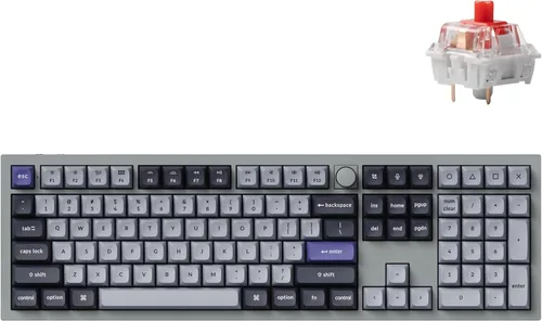 Vista 10 de Keychron Q6 Pro Teclado Mecánico Personalizado Completo de Aluminio QMK/VIA con Botón Programable Bluetooth, Teclado de Tamaño Completo KSA