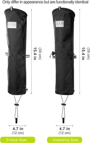 Vista 9 de Bolsa de transporte para bastones de senderismo, impermeable y ligera, bolsa de almacenamiento portátil para bastones de senderismo
