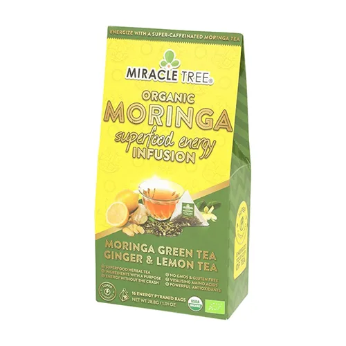 Vista 18 de Miracle Tree 's Energizing Moringa Infusion - Chai Mezcla súper cafeína Alternativa de café saludable, perfecta para concentrarse Certificado