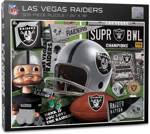 Vista 10 de YouTheFan - Rompecabezas serie retro NFL, 500 piezas