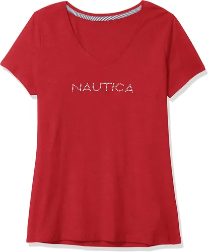 Vista 3 de Nautica Camiseta de mujer Easy Comfort Supersoft 100% algodón con logotipo clásico