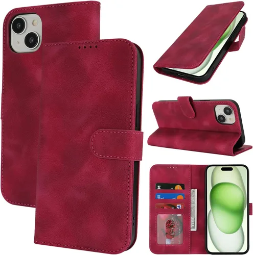 Vista 155 de Funda tipo cartera para iPhone 8 Plus iPhone 7 Plus con tarjetero para iPhone 8 Plus, funda tipo cartera para mujeres y hombres, de piel sintética
