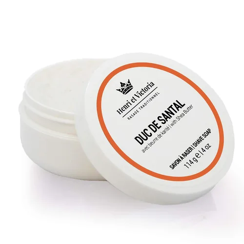 Vista 12 de Henri et Victoria Jabón de afeitar tradicional para hombres Fragancia Amande Afeitado suave, enjabona bien, aroma de larga duración Hecho