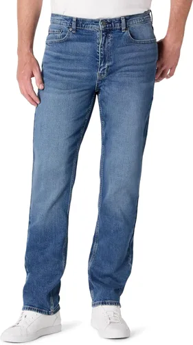 Vista 9 de Amazon Essentials - Pantalones vaqueros de elástico bajo de corte recto para hombre