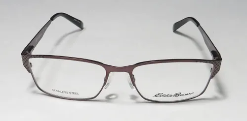 Vista 3 de Eddie Bauer 32203 - Lentes rectangulares con bisagras flexibles para mujer y mujer (54-16-140, marrón)