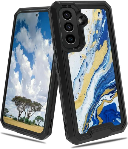 Vista 84 de Funda para Samsung S23 FE Galaxy S23 FE 2 en 1 PC duro de doble capa TPU suave a prueba de golpes Funda protectora para Samsung Galaxy S23 FE 6.4