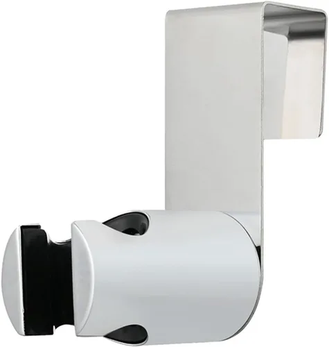 Vista 12 de Soporte para rociador de bidé de inodoro negro, soporte para cabezal de ducha de mano de acero inoxidable Biveah KZS004B