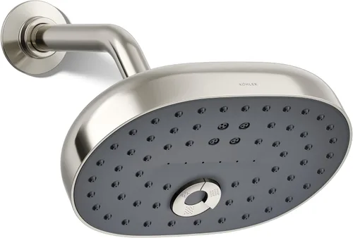 Vista 19 de Kohler 26290-G-BL Statement® Cabezal de ducha de tres funciones, 1.75 gpm, negro mate