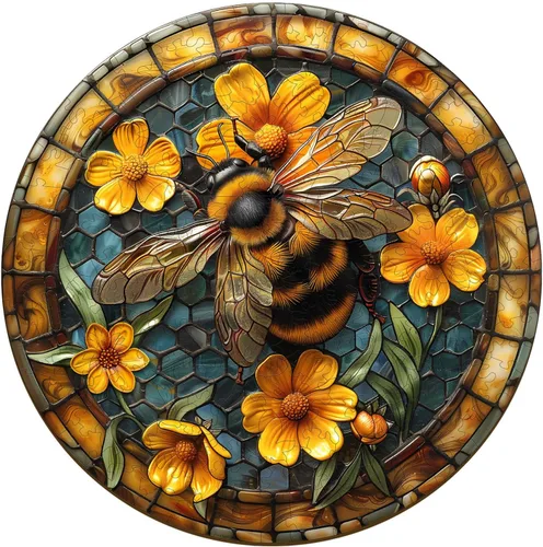 Vista 17 de Rompecabezas de madera para adultos, con efecto de visión 3D, cueva de colibrí 3D, rompecabezas de madera de forma única, regalos