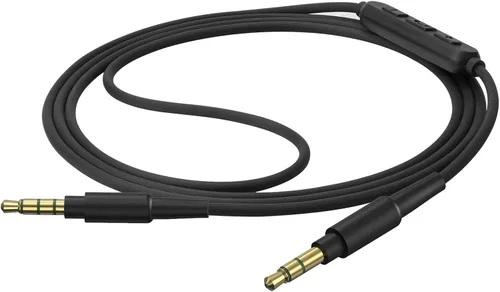 Vista 2 de GEEKRIA Cable de audio con micrófono compatible con Skullcandy Hesh Evo Hesh 3 Crusher Evo, cable estéreo de repuesto auxiliar de 0.138 in