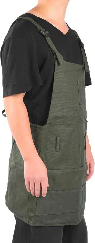 Vista 4 de Tbest Art Apron, Painting Pottery Artist Work Accessory with Pocket