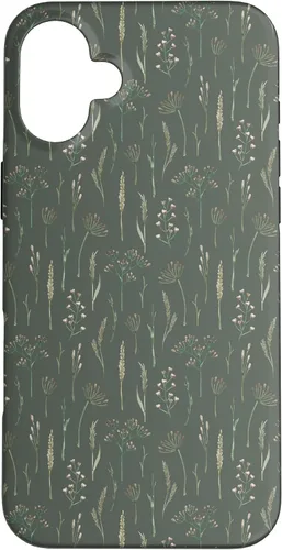 Vista 23 de Neutral Boho Dried Wildflower Meadow Botanical (Olive) Case for iPhone 17