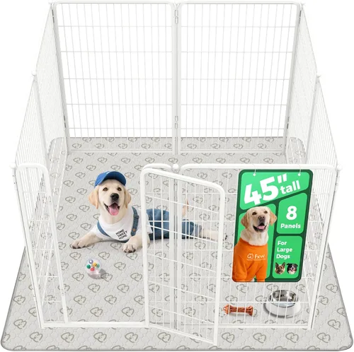 Vista 25 de FXW Homeplus Unleashed Corralito para Perros de Interior - Juego Sin Estrés y Seguro, Resistente de 24 Pulgadas 2 Paneles Corralito para Cachorros
