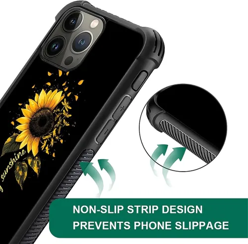 Vista 937 de Funda compatible con iPhone 15, diseño de elefantes africanos, diseño increíble a prueba de golpes, antiarañazos, carcasa trasera de policarbonato