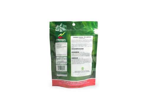 Vista 3 de Hanan Peruvian Secrets Hierba Luisa Te Limon Hierba de limón 100% natural 1.41 oz / 40 g Ayuda naturalmente a aliviar el estrés ocasional