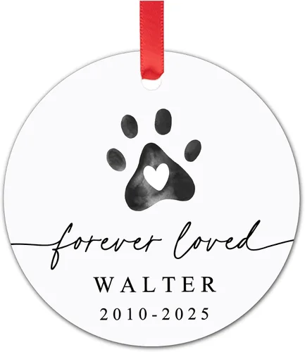 Vista 8 de Puppys - Adorno de la primera Navidad 2025 – Adorno de primera Navidad para perro 2025 – Regalos para mamá de perro – Regalos para papá – Perro