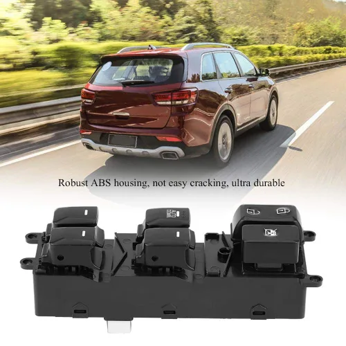 Vista 3 de Para 2015 kia Optima Master Window Switch Gorgeri Power Window Switch Interruptor de control maestro de ventana eléctrica 93570-B5000 para KIA Forte