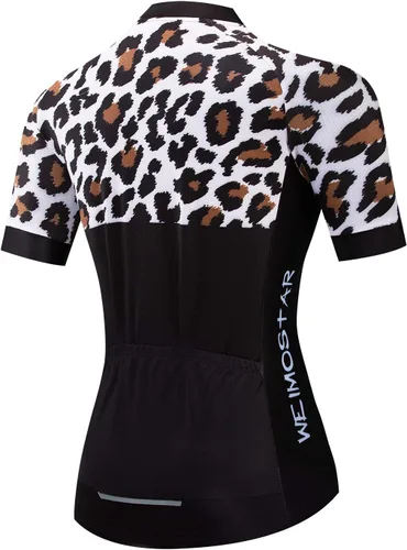 Vista 2 de Womens Bicycle Jersey Short Sleeve Cycle Racing Cycling Shirt Shorts Bike Girl Sportwear Clothing
