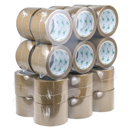 Vista 11 de BOMEI PACK Cinta de embalaje marrón de 3 pulgadas, 6 rollos de repuesto de cinta de embalaje ancha para mudanza, envío y almacenamiento, 2.4 mil x