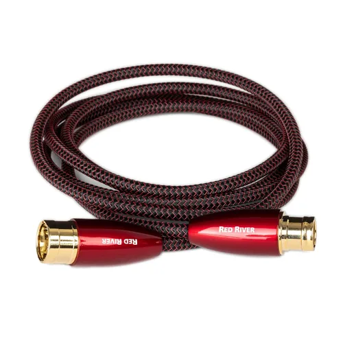 Vista 2 de AudioQuest Red River XLR - Cable de interconexión de audio (1.6 ft, par)