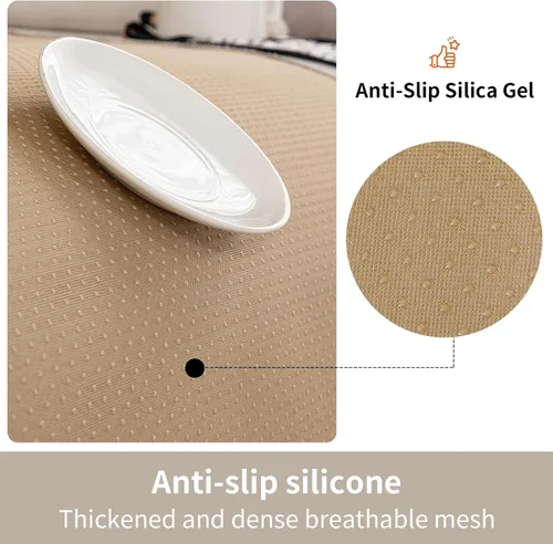 Vista 6 de Fundas de felpilla para sofá modular, fundas de sofá en espiga lavables para perros, divertidas fundas de sofá mullidas para sofá, protector