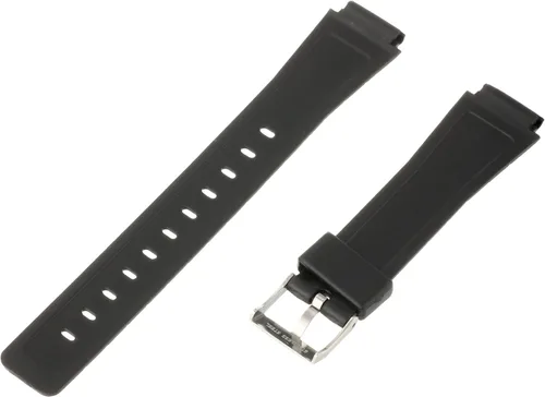 Vista 2 de Voguestrap TX16G13 correa de reloj para Casio Illuminator de longitud regular negra de 16 mm