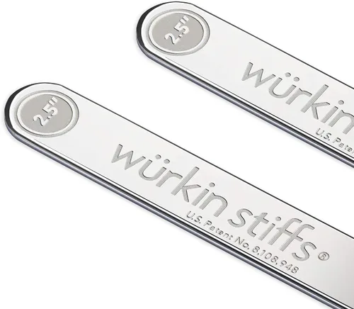 Vista 9 de Magnetic Collar Stays by Würkin Stiffs As Seen on Shark Tank Includes 1 Pair of Power Stays with Storage Case