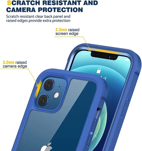 Vista 339 de DIACLARA - Funda transparente compatible con iPhone XR 6.1 pulgadas 2018