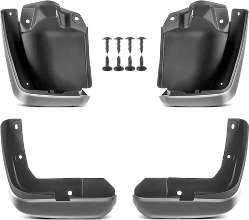 Vista 12 de YHTAUTO Juego de 4 guardabarros y protectores contra salpicaduras, accesorios de repuesto para Honda Civic 1996-2000 Coupé Sedán, no apto