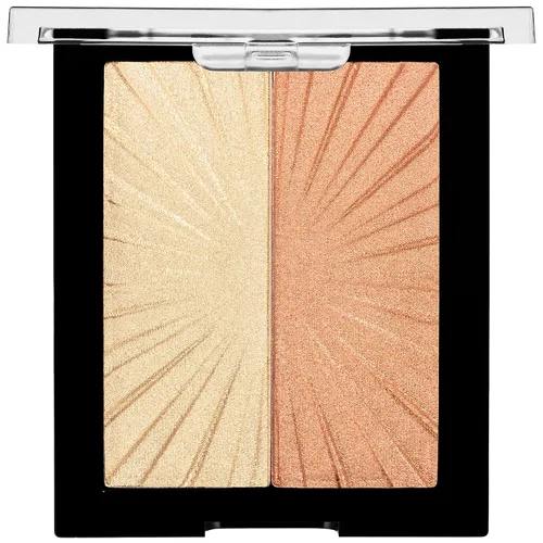 Vista 2 de wet n wild MegaGlo Blushlighter, Set de Rubor y Destacador Mezclable, Acabado Metálico Brillante, I Met Someone 1- Conocí a alguien