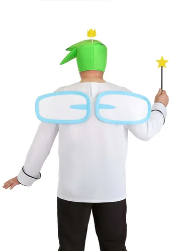 Vista 2 de Disfraz Plus Size de Cosmo de The Fairly OddParents para Hombre Multicolor
